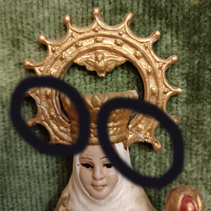 Imagen cuadro figura Virgen Covadonga